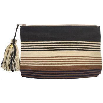 Guanabana Bolso de mano Bolsa Clutch Mujer Trois Black para mujer