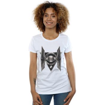 Disney Camiseta manga larga The Last Jedi TIE Fighter para mujer