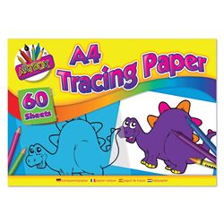 Art Box Tracing Paper Pad A4 60 Sheets (12 Pack) TAL05069