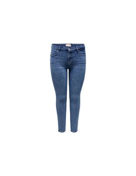 Vaqueros only mid skinny push up dark medium blue denim mujer