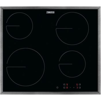 Zanussi ZHRN641X Placa Vitrocerámica 4 Zonas 60cm Negra