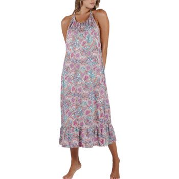 Admas Vestidos Vestido largo de verano con la espalda descubierta Cachemire para mujer