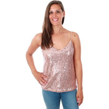 Vero Moda Camiseta tirantes 10213808 VMSILVYA SINGLET TOP JRS MISTY ROSE ROSE GOLD para mujer