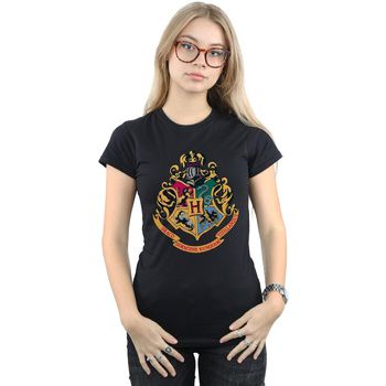 Harry Potter Camiseta manga larga Hogwarts para mujer