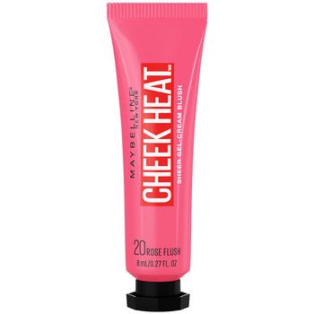 Maybelline New York Colorete & polvos Cheek Heat Sheer Gel-cream Blush 20-rose Flash para mujer