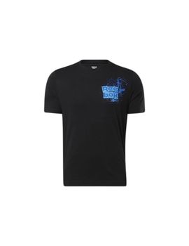 Camiseta reebok graphic series hombre negro