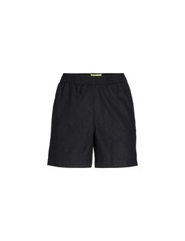 Pantalones jack and jones poppy linen mujer negro