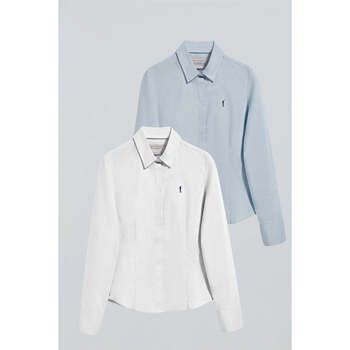 Polo Club Camisa PACK 2 - RIGBY GO W SHIRT POPLIN W-SB para mujer