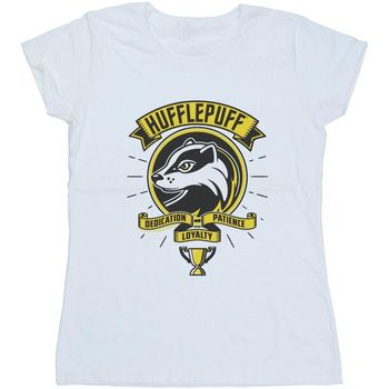 Harry Potter Camiseta manga larga Hufflepuff para mujer