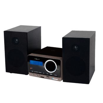 Microcadena - Nevir NVR-716MCDUB, Negro, CD, Bluetooth, USB