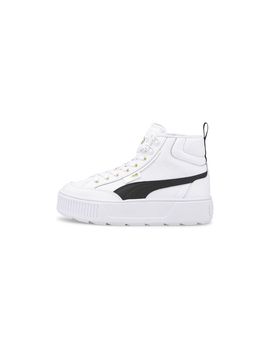 Zapatillas puma karmen mid mujer blanco-negro