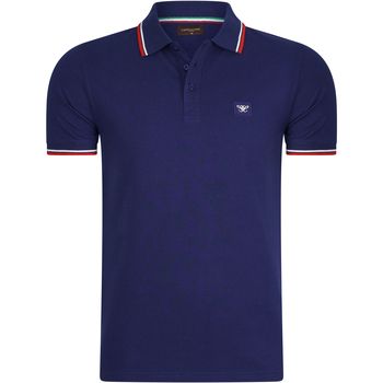 Cappuccino Italia Polo Polo Applique Pique para hombre