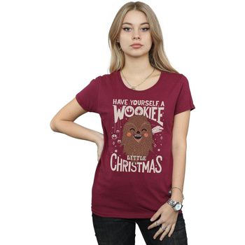 Disney Camiseta manga larga Wookiee Little para mujer