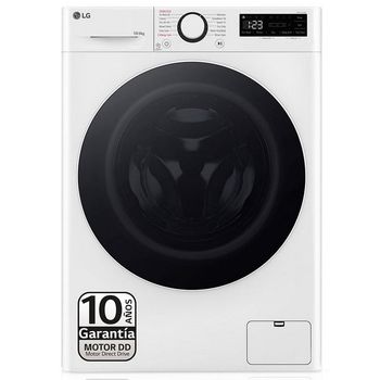 LG F4DR6010A0W Lavasecadora de Carga Frontal 10Kg/6Kg D Blanca