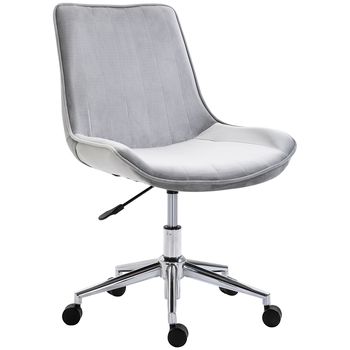 Silla de oficina gris 52.5 x 60 x 91 cm