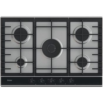 Haier Series 4 HAHG7W5XH Encimera Gas de 5 Fuegos 75cm Inox