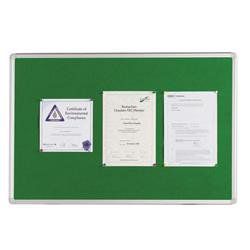 Q-Connect Aluminium Frame Felt Noticeboard 1800x1200mm - KF26065