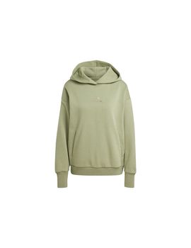 Sudadera adidas all szn fleece loose mujer verde