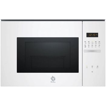 Balay 3CG5172B2 Microondas Integrable con Grill 20L 800W Cristal Blanco