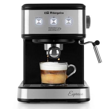 Orbegozo EX 5210 Cafetera Espresso 20 Bares Negra/Acero Inoxidable