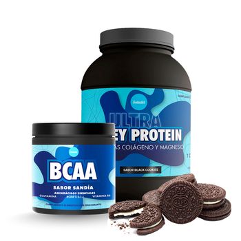 Pack Proteínas Whey 1Kg Sabor Oreo + BCAA