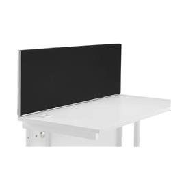 1200 Straight Upholstered Desktop Screen - Black - DMS1200SBK