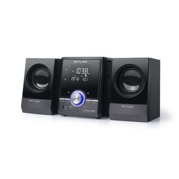 Muse M-38 BT Microcadena Bluetooth Negra