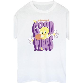 Dessins Animés Camiseta manga larga Tweeday Sunshine Good Vibes para mujer