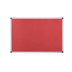 Bi-Office 900x600mm Red Felt Board