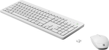 GRADO A Kit Teclado + Mouse Raton Hp 230 Wireless Inalambrico/ Blanco