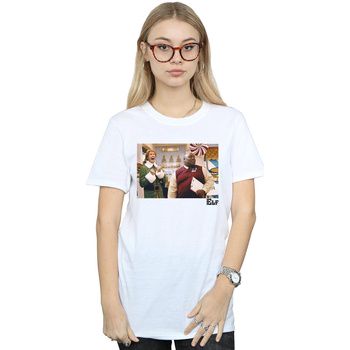 Elf Camiseta manga larga Christmas Store Cheer para mujer