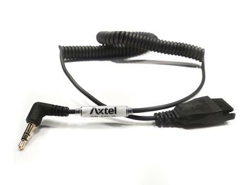 Accesorio Axtel Cable Qd Enrollado 3 5mm Jack 3 Pole 70 250 Cm