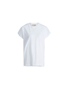 Camiseta jack and jones astrid boxy sl every mujer bright white