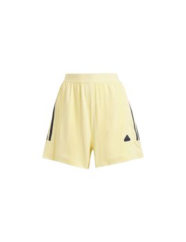 Pantalones adidas tiro cut 3 bandas jacquard shorts mujer amarill