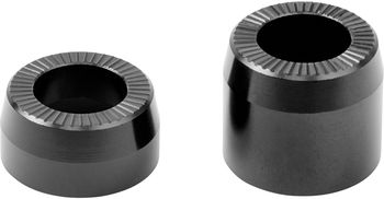 Prime Audax Hub End Caps (12mm), Black