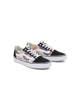 Zapatillas vans ward wate mujer negro estampado