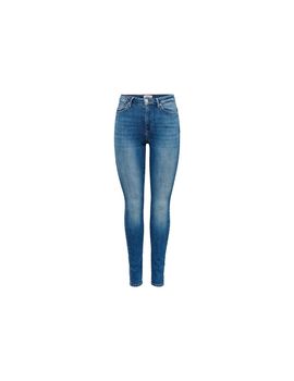 Pantalón only forever high rea958 medium blue denim mujer