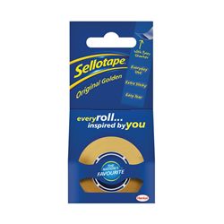 Sellotape Original Golden Tape 18mm x 25m (8 Pack) 1569069