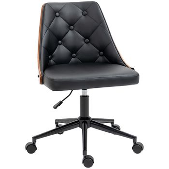 Silla de oficina negro 53 x 62 x 87 cm