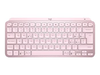 Teclado Logitech Mx Keys Mini Rosa Wireless Inalambrico