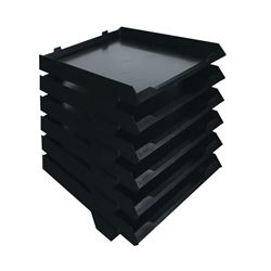 Avery Black A4 6 Tier Paper Stack (W250xD320xH300mm) 5336BLK