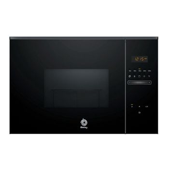 Microondas Integrable - Balay 3CG5172N2, Grill, 800 W, Cristal Negro