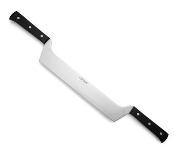 Cuchillo queso profesional acero inoxidable nitrum 290 mm mango negro