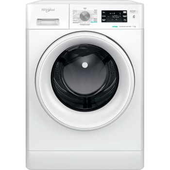 Lavadora Libre Instalación - Whirlpool FFB 7259 WV SP, 7 Kg y 1400 RPM, Blanco