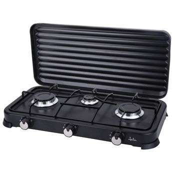 Jata JECG2703 Cocina de Gas Portátil 3 Zonas