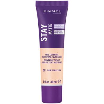 Rimmel London Base de maquillaje Stay Matte Liquid Mousse Foundation - 01 Fair Porcelain para mujer