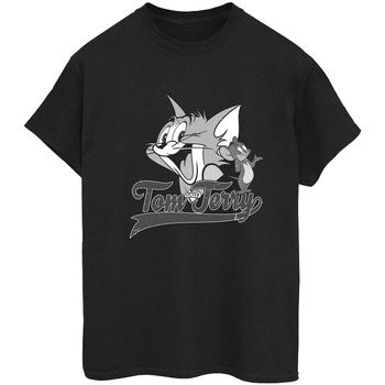 Dessins Animés Camiseta manga larga Greyscale Square para mujer