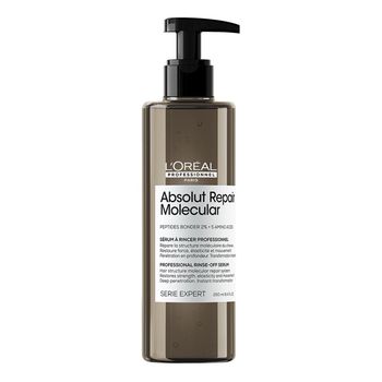 Sérum Absolut Repair Molecular - 250 ml - L'Oréal Professionnel - Sérum tratante con aclarado para todo tipo de cabello dañado.