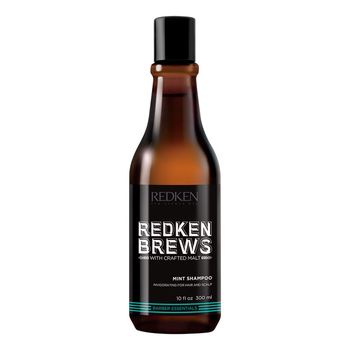 Brews Champú Mint - 300 ml - Redken - Champú refrescante y calmante para hombre.