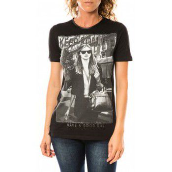 L'atelier Du Marais Camiseta T-shirt Working Noir para mujer